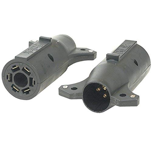 Pollak 12-719EP 7-Way to 6-Way Connector Adapter