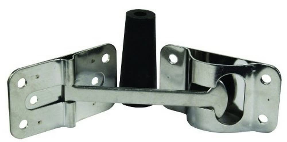JR Products 10615 Stainless Steel 4" Flat T-Style RV Door Holder