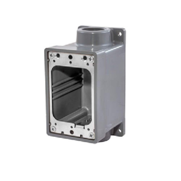 Hubbell HBL6083 Gray Thermoplastic FD Box