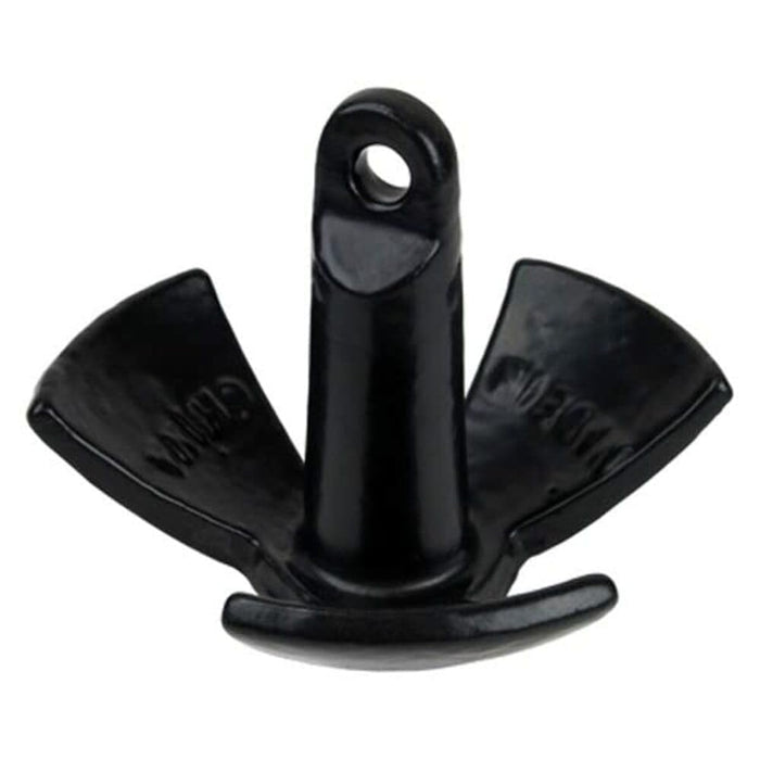 Sea Dog 314272 SeaDog Cast Iron River Anchor, Black Vinyl Coated, 13 lbs.