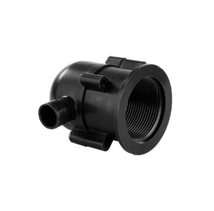JR Products 95195 White Exterior Evacuation Drain Trap for RV Sink or Shower