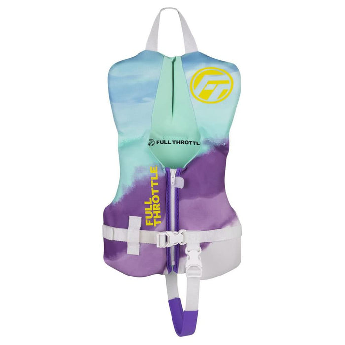Kent 142200-505-000-22 Full Throttle Dry Flex-Back Life Jacket, Infant, Aqua