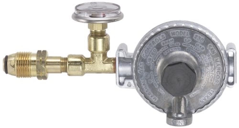 Trident Marine 1200-1411 LPG Tank Mount Single Stage Regulator