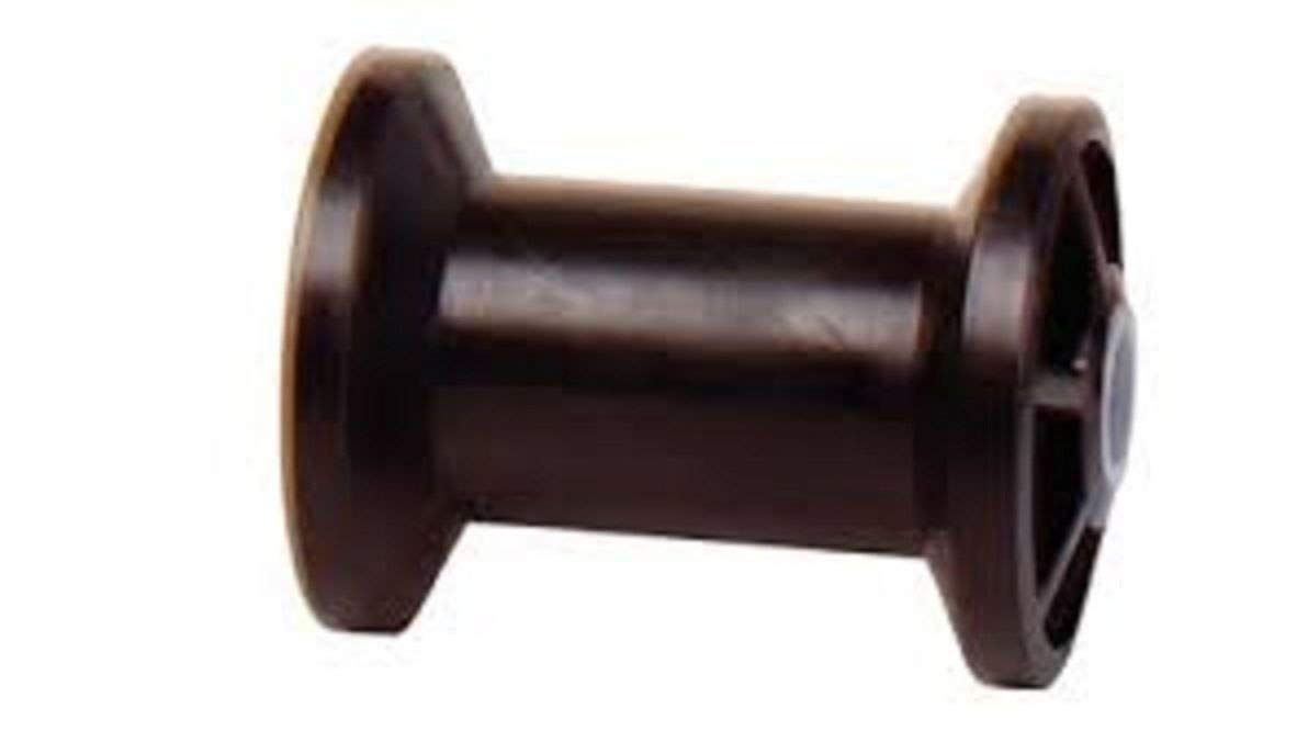 Tie Down Engineering 86479 Hull Sav'r Black Spool Rubber Roller. Size 4" w/ 1/2", hole.