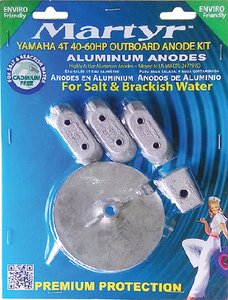 Martyr CMY4060KITZ Anode Kit For Yamaha HP Outboards, Zinc