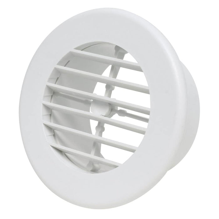 Valterra A10-3345VP Non-Dampered Heating & A/C Register, White