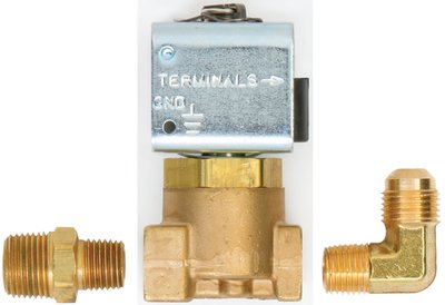 Trident Marine 1300-7708.2-KIT 1/4 B Solenoid + Fitting 12V