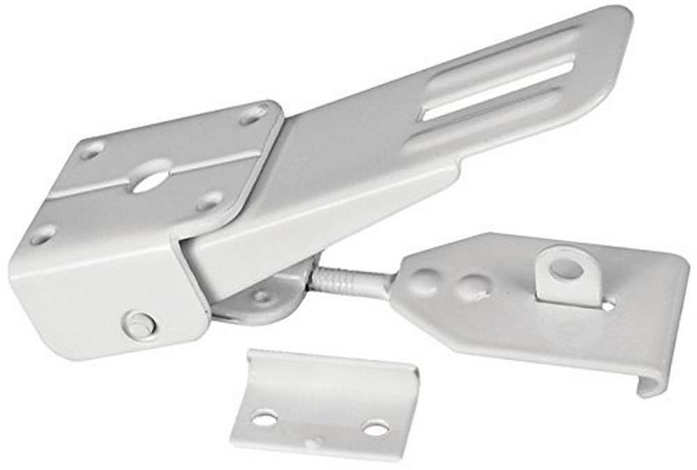 RV Designer E316 Camper Door Latch Locking, White