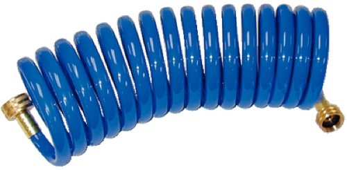 TH Marine WDHBR-15B-B-DP T-H Marine Coiled Washed Down Hose w/ Straight Nozzle