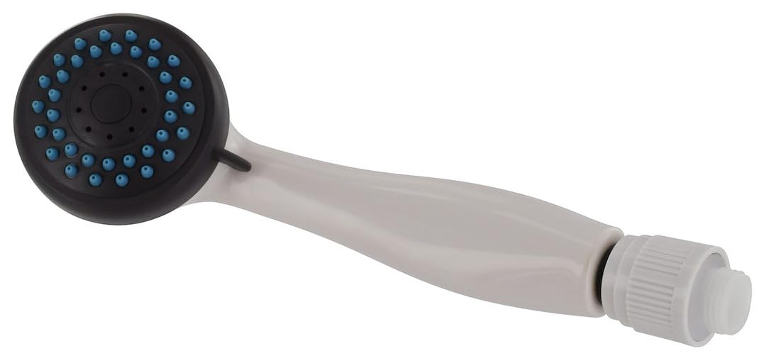 Valterra PF276052 Phoenix White Finish 3 Spray Function RV Camping Outdoor, Shower Head