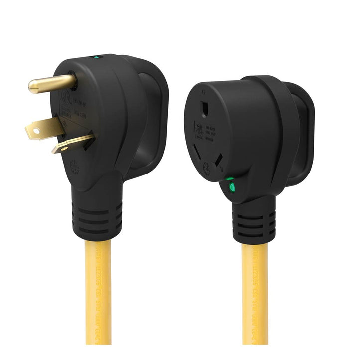 Weekender 30ARVE10 Park Power 30A 125V Extension Cord W/Handle & Indicator Light, 10'