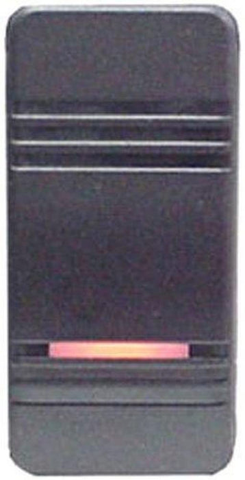 Sierra RK19780 Contura III Illuminated Weather Resistant Illuminated Rocker, Switch, Mom On/Off/On, Black