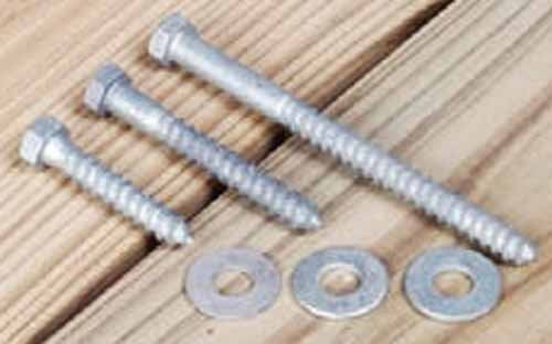 Tie Down Engineering 24292 Dock Hardware Hot Dipped Galvanized Lag Bolt Set (8, Per Bag)