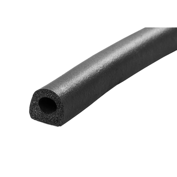 JR Products 06-30115 D Shaped EPDM Sponge Rubber Seal, 25'