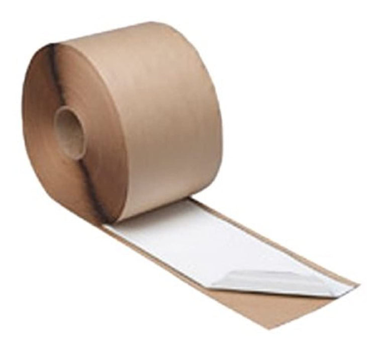Cofair Products WRQR6100 Quick Roof Waterproofing, For Rubber Roofs, White Adhesive/White EPDM, 6" x 100'