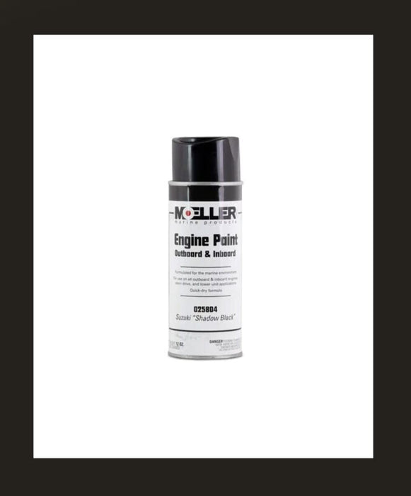 Moeller 25804 Engine Spray Paint, Suzuki Shadow Black