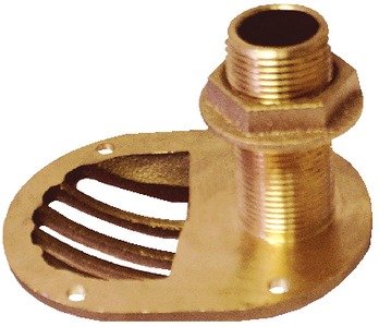 Groco STH-150-W 1-1/2" Scoop Thru-Hull w/Nut