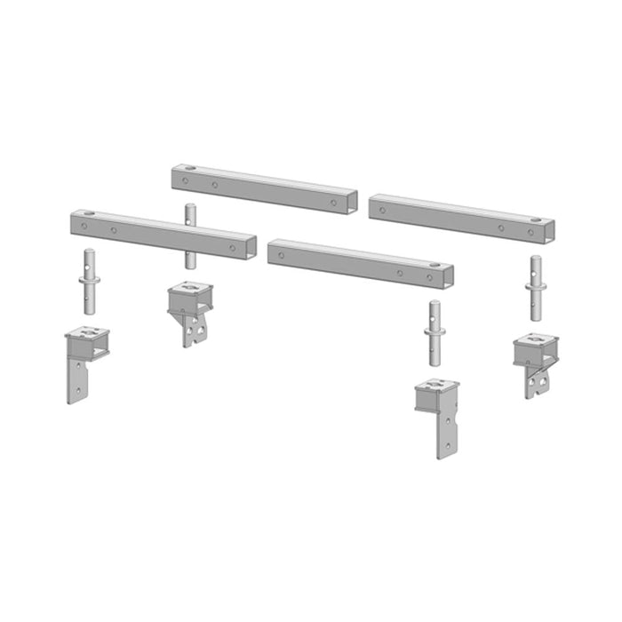 Pullrite 3122 SuperRail #3100 Mounting Kit for Dodge, fits 2009-17 Dodge 1500 (5'7" & 6.5' Bed) Pickup