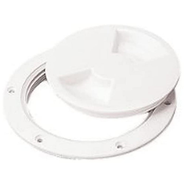 Sea Dog 337160-1 Sea-Dog Screw Out Deck Plate, 6" White
