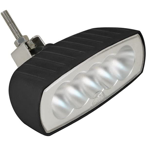 Scandvik 41441P Bracket Mount Spreader Light, Black