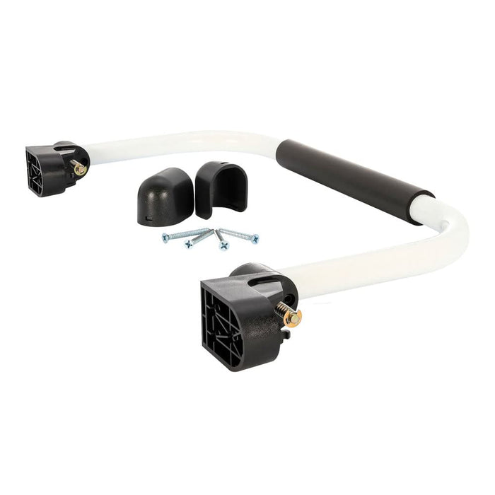 Camco 42198 Short Foldaway Grab Handle, White