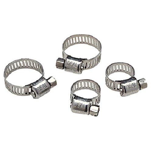 Seachoice 23501 SS Hose Clamp Set (Includes 2 each of 1/2-29/32" & 11/16-1-1/4")