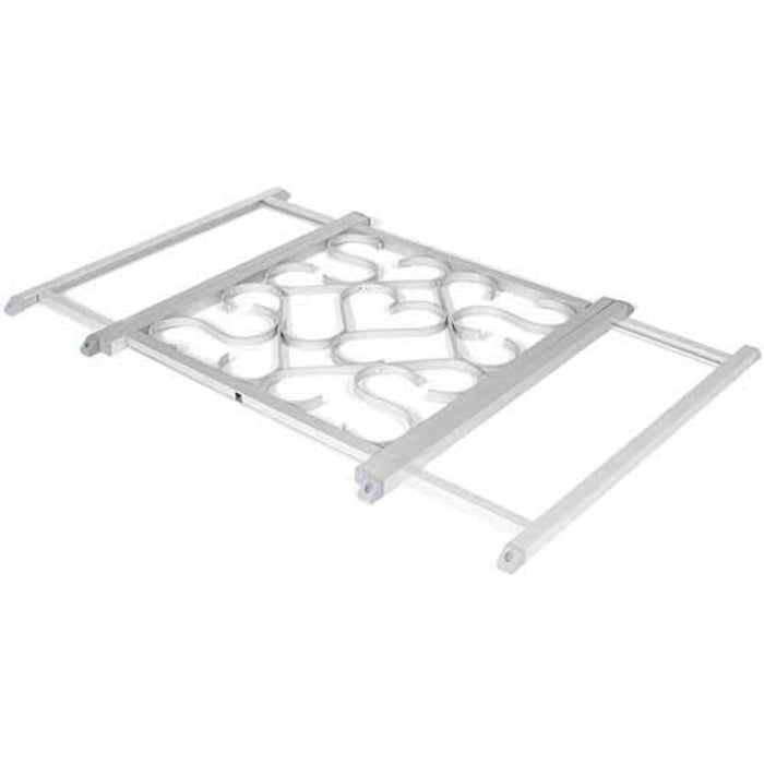 Camco 43991 Screen Door Push Bar and Deluxe Grille, Aluminum