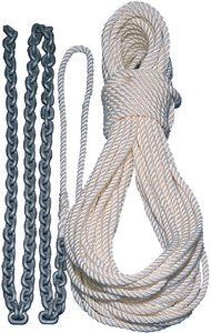 Lewmar 69000339 9/16 X 200'Nylon w/5/16 X 20'