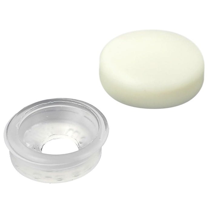 Seachoice MP9706SC Screw Caps, Cream, Fits #10 & #12
