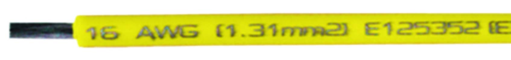 Cobra Wire and Cable A1016T04100FT Primary Tinned Copper Wire, 16 AWG, 100', Yellow