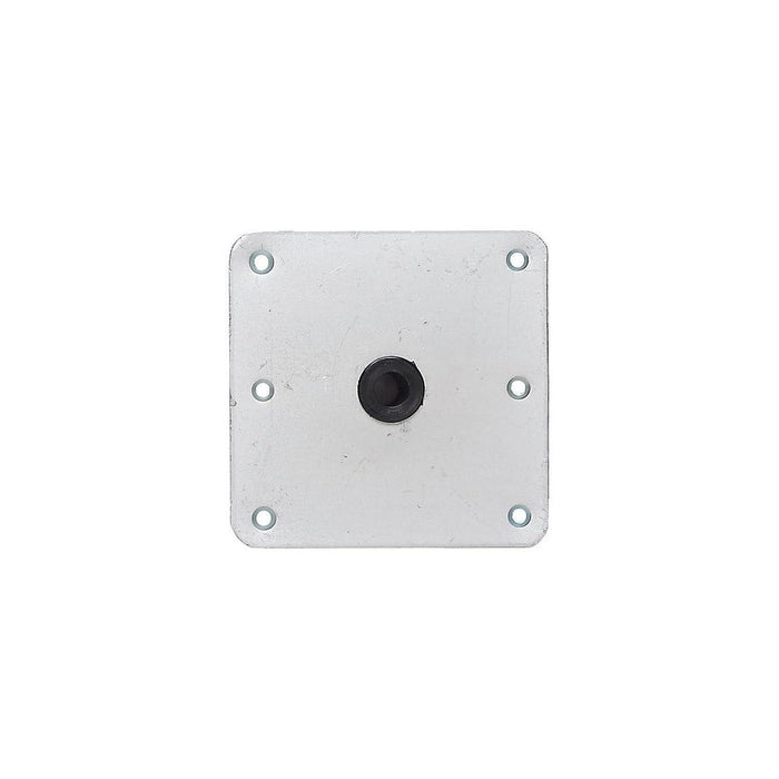 Attwood 67729-T Lock'N-Pin 3/4" Base Plate 7" x 7" Threaded Zinc Plated Steel