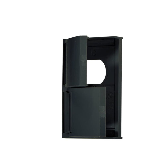 RV Designer S904 Black Weatherproof RV AC Receptacle Snap Plate Cover