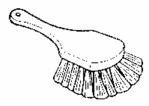 Captain's Choice M-852 All Purpose Brush 8-1/2" Soft