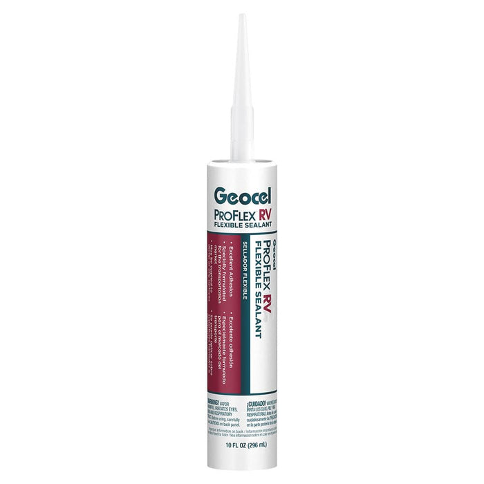 Geocel GC28928 Pro Flex RV Flexible Sealant, Crystal Clear