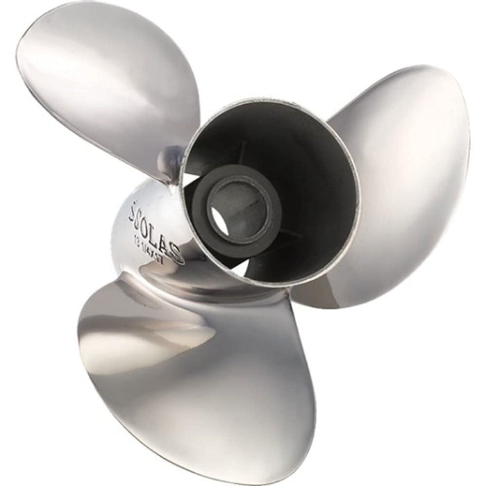 Solas 9551-148-19 Rubex HR3 SS 3-Blade Propeller, RH, 14.75 x 19, Interchangeable Hub, 4-3/4" Gearcase