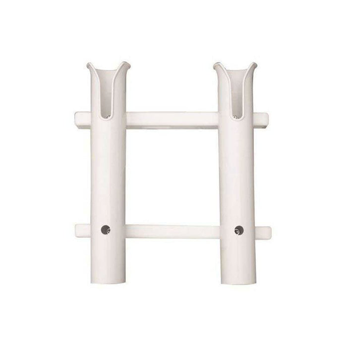 Taco Metals P03-062W Polyethylene 2-Rod Rack, White