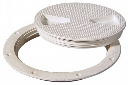 Tempress 43390 Screw Out Deck Plate, 8" White