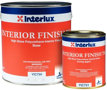 International Paint YIC755/1 Interior Finish 750 Topside Paint, 9010 White Base, Gal.
