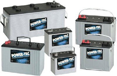 Midstate Battery 8AU1 Power-Tech AGM Battery U1 Dinghy/Infl.