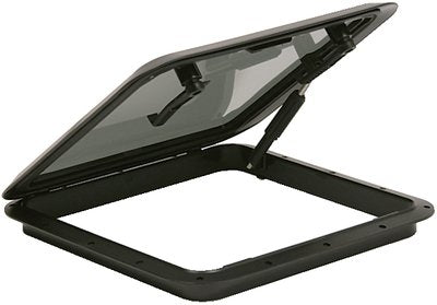 Bomar G927---1111 Hatch Package w/ Trim Ring & Screen, Black w/Smoked Acrylic Lens
