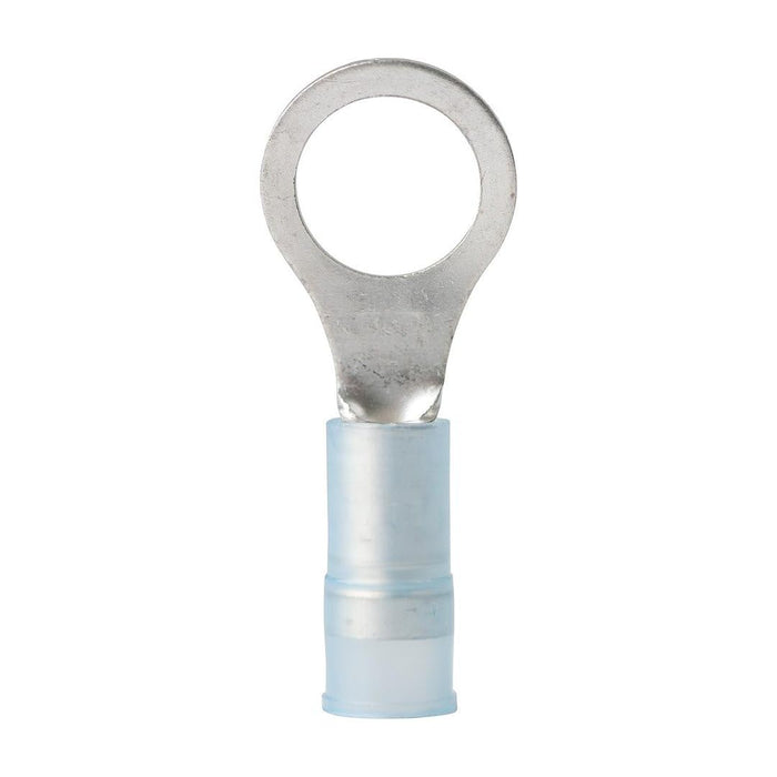 Ancor 210215 Marine Grade Nylon Insulated Ring Terminals, 5/16" Fastener, 16-14 Wire, Blue, 25/Pk
