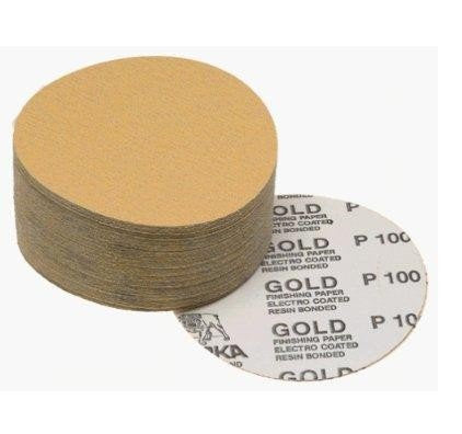 Mirka 23-352-320 Gold 8" PSA Disc, 320G 50/Pk