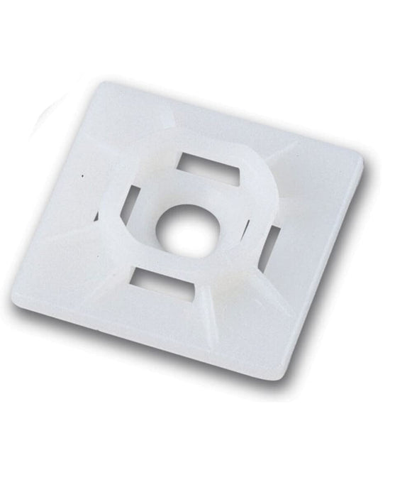 Ancor 199231 Cable Tie Screw Mounts, Natural, 25/pk