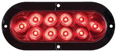 FulTyme RV 590-1160 LED 6" Oval Sealed Lights for Surface Mount