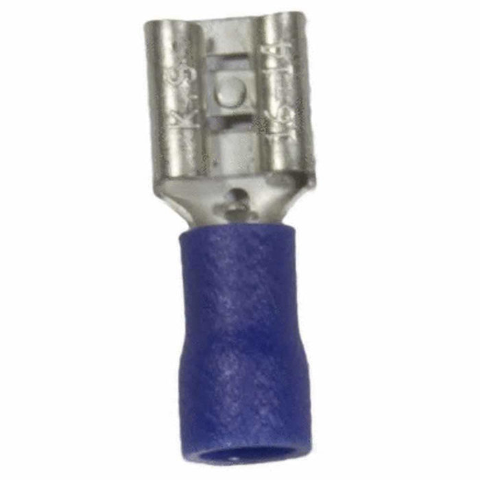 Wirthco 80826 Battery Doctor Blue Vinyl Insulated Quick Disconnects, 16-14 AWG, Female, 25/Pk.
