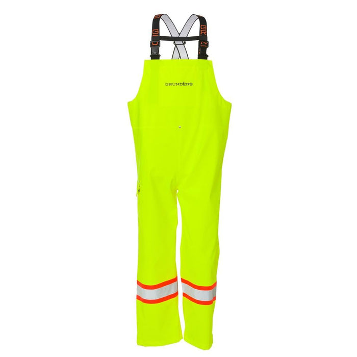 Grundens 10334-770-0015 CSA Neptune Bib-CSA Hi-Vis Yellow-L