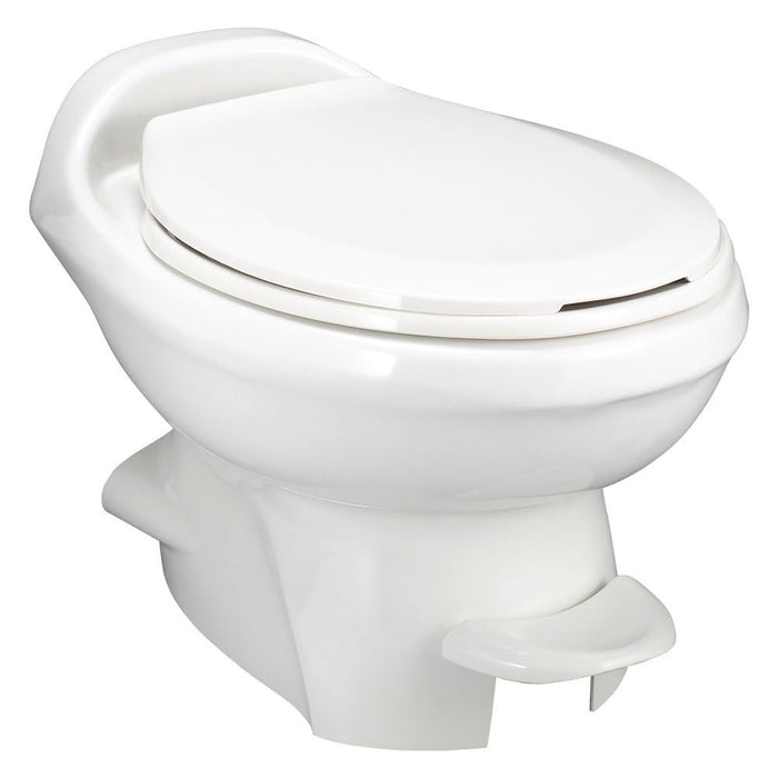 Thetford 34433 Aqua-Magic Style Plus China Toilet, Low Profile, White w/o Sprayer