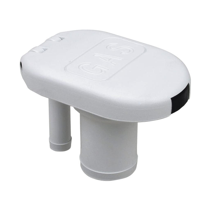 Perko 1319DPGWHT White Plastic Gas Fill & Tank Vent w/Straight Neck