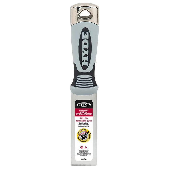 Hyde Tools 6258 Pro Stainless Series Putty Knife