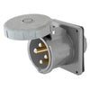 Hubbell M4100B12R 100Amp Boatside Receptacle 125/250V 3-Pole/4-Wire